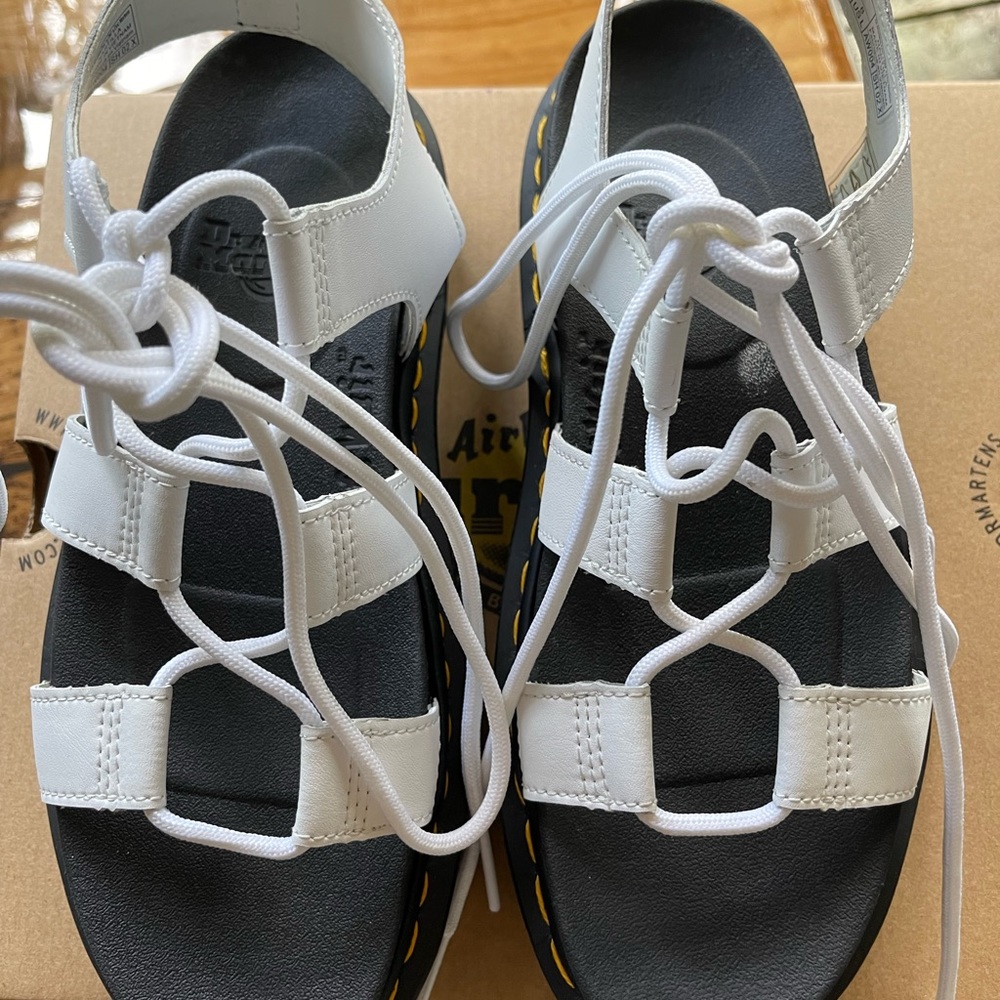 Dr. Martens Women’s Nartilla Sandals in White (Size 8)